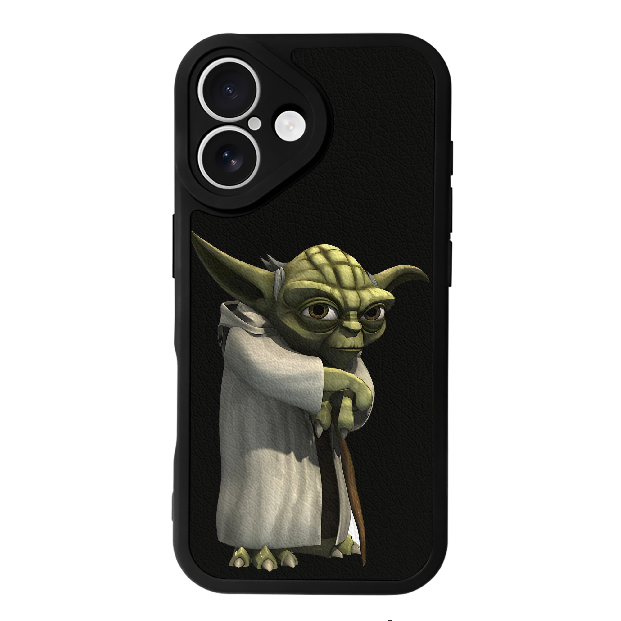 （画像用） スター・ウォーズ Star Wars 【iPhone 16シリーズ対応】シリコンスマホケース（レザー調） 材質：シリコン